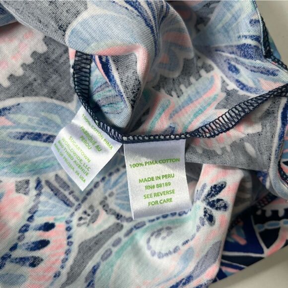 Lilly Pulitzer NWT Carlile Dress High Tide Navy XXS - Picture 11 of 14